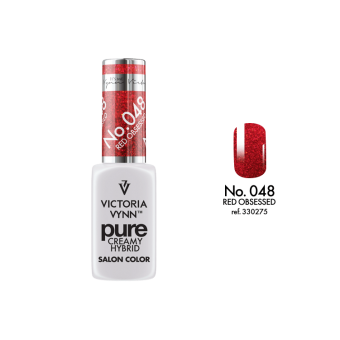 pure creamy hybrid salon color No.048 red obsessed